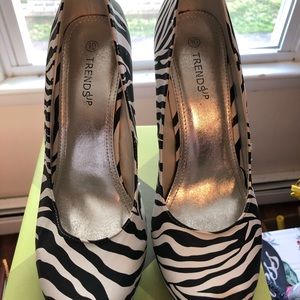 Zebra High Heel Shoes